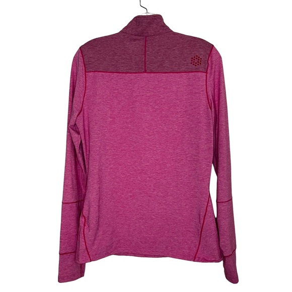 Puma Women's Pink Athletic Track Pullover Top with Thumb holes, Size Medium - Picture 4 of 16